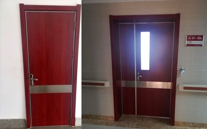 钢制手动医用门——医院场景