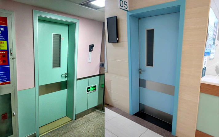 「射线防护门厂家专业解读」医用医院病房专用门与医用钢质门的区别